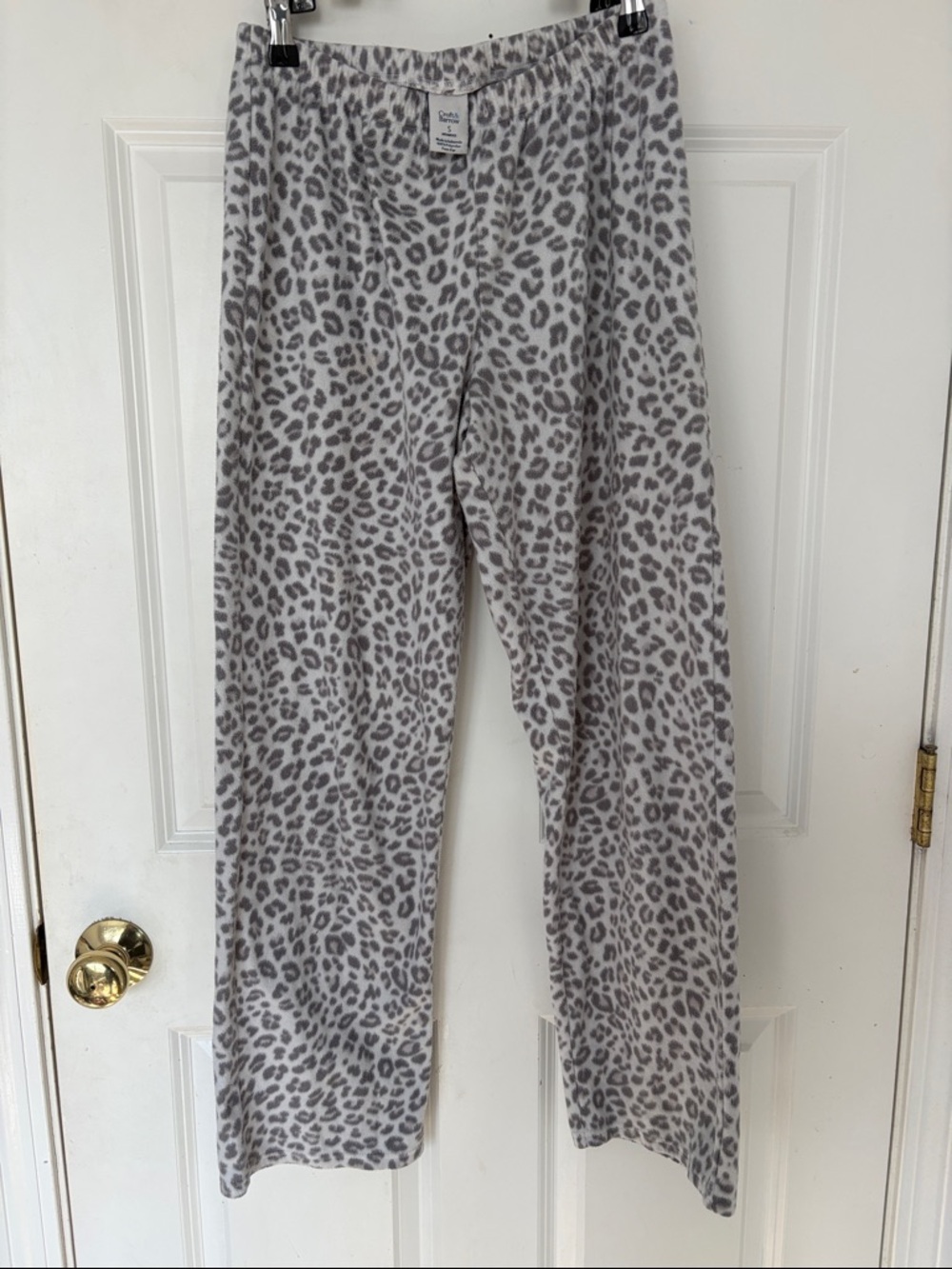 MUST GO! Croft & Barrow Cozy Leopard Print PJ Pants